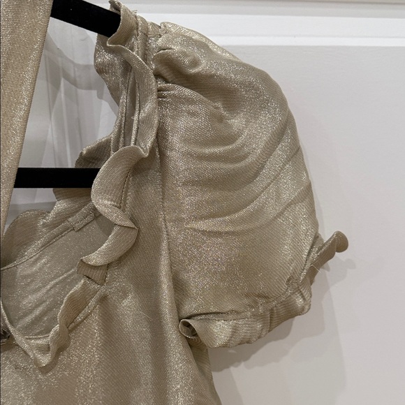 Thakoon Gold Ruffled Blouse - Picture 5 of 10